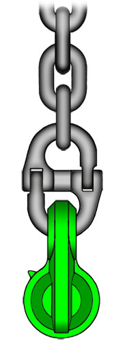 WLL 8.5 Ton Lug with chain connector