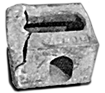 Cracked corner casting